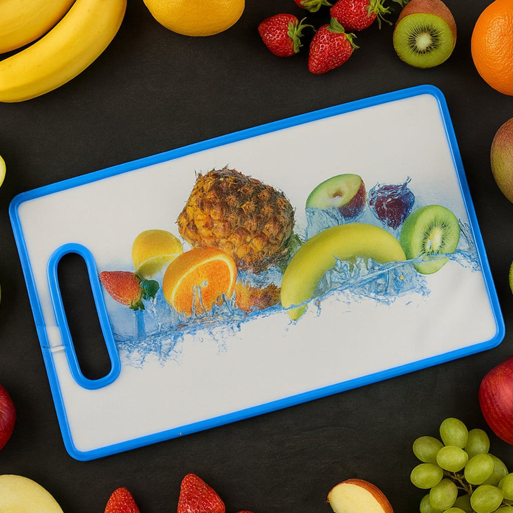 Decorative Fruit Pattern Large Cutting Board
