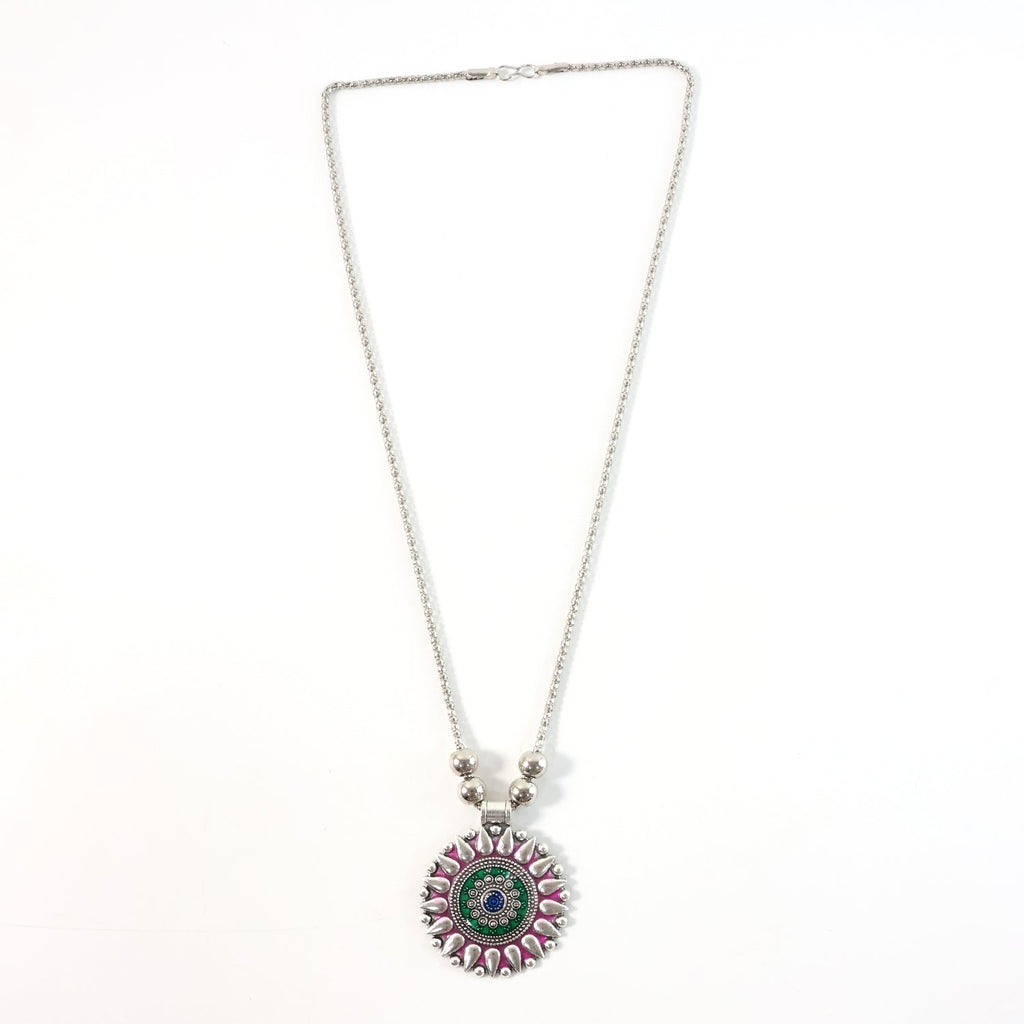 Traditional mandala necklace        
