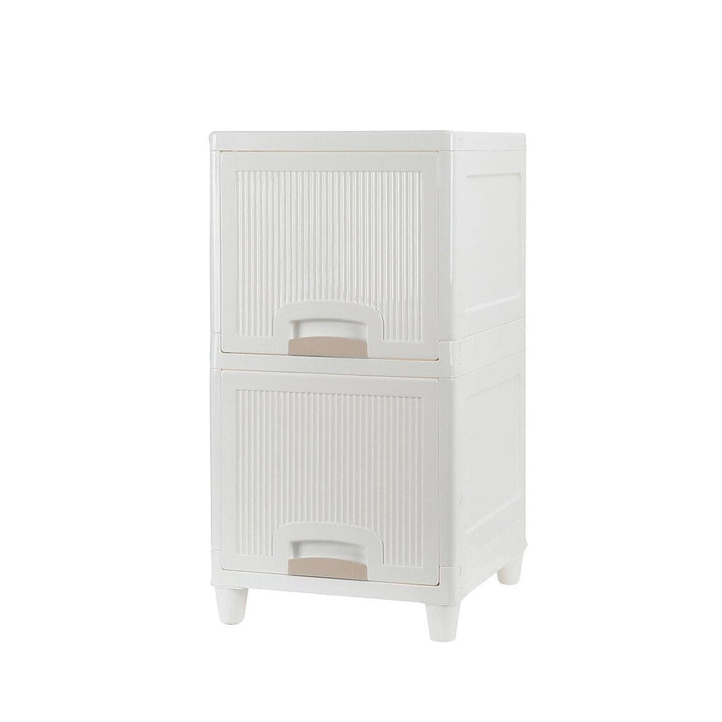 Multipurpose Storage Cabinet, Storage Solutions plastic drawers || Multi Layer Wardrobe Storage Drawers || Foldable Multipurpose Drawer Units For Kitchen, Bathroom, Bedroom, Cloth (2 Layer)
