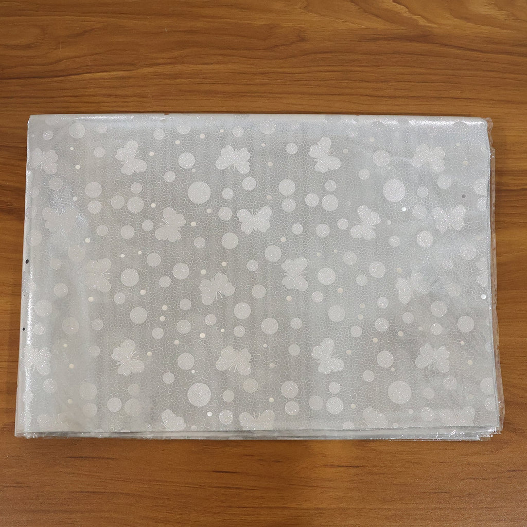 Decorative Silver Gift Wrapping Paper Sheets (1 pkt /  Approx 20 Pcs / Mix Color)