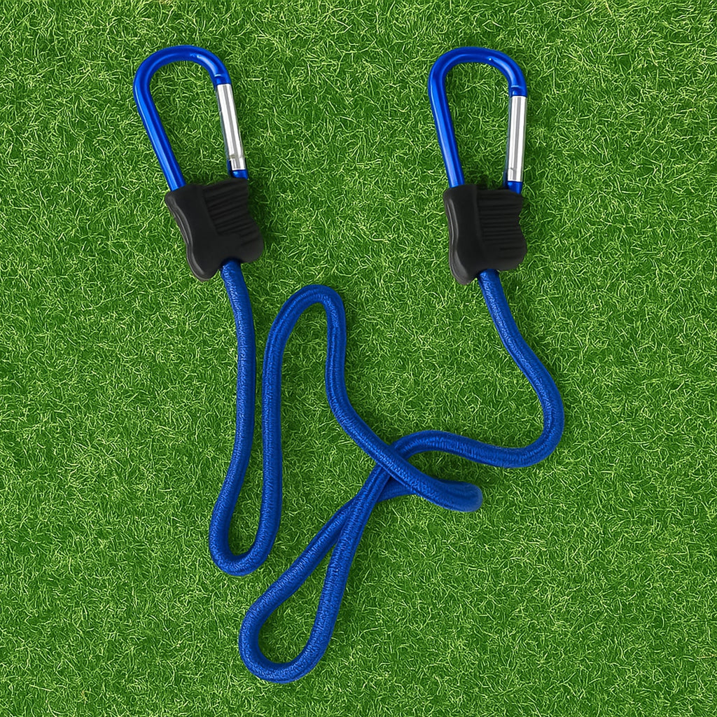 Carabiner Bungee Cord with Hook for Luggage & Bags (1 Pc / Mix Color)