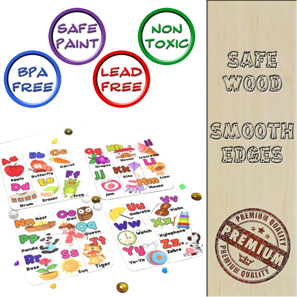Trendsbazar Jigsaw Puzzle Toy for Children (4-Pcs Pack)