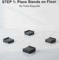 Refrigerator base Stand 4pcs, Washing Machine Stand, Furniture Base Stand, Fridge
