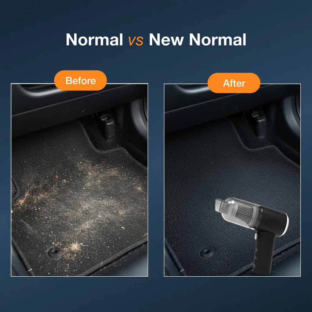 3 in 1 Mini Car Vacuum – Wireless, Rechargeable, Blower & Dust Cleaner for Car & Home