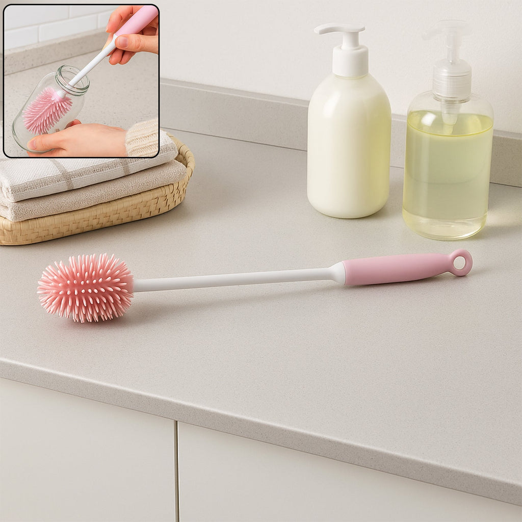 Silicone Bottle Brush Cleaner Brush for Hydro Flask/Vacuum Bottle for Water Bottle