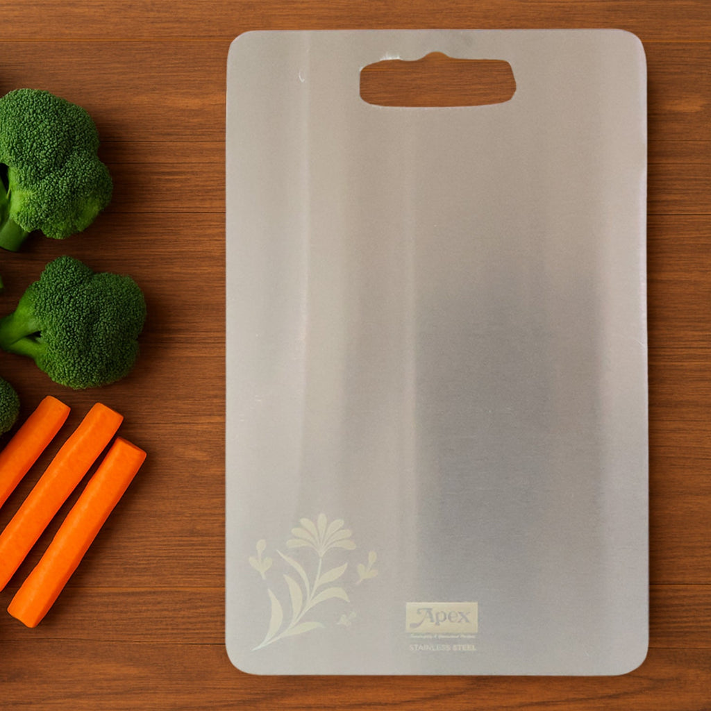 Apex Stainless Steel Multipurpose Small Chopping Cutting Board (210x320mm / 1 Pc)