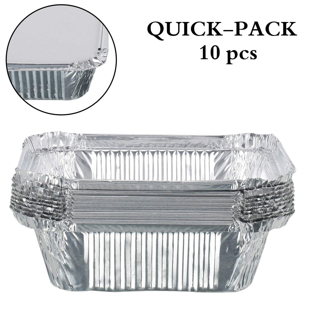 Freshee Aluminium Food Container with Lid — 450 ml — 10 Pc