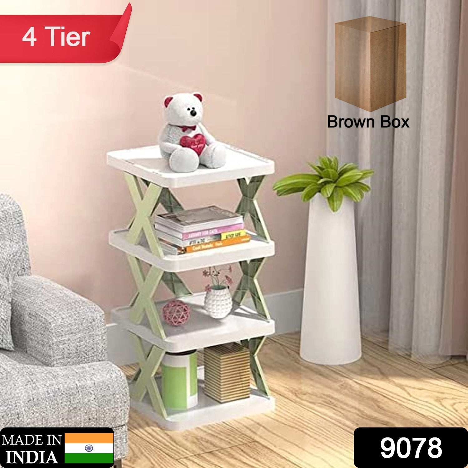 4 LAYER SHOES STAND, SHOE TOWER RACK