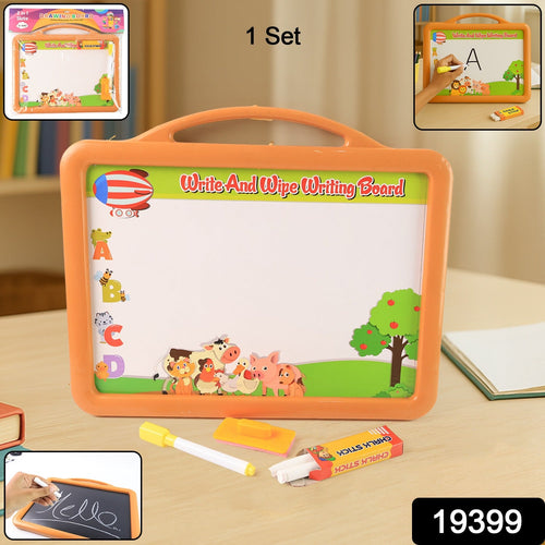 2-in-1 Reversible Drawing and Writing Board Set for Kids