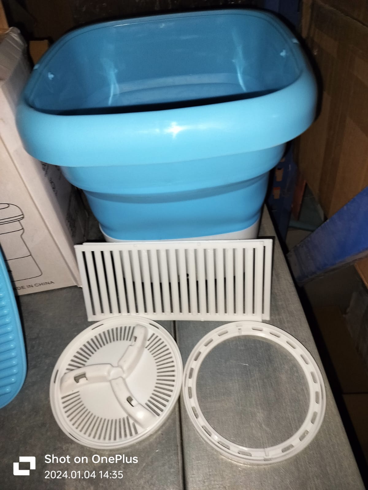 Small foldable washing machine, easy to carry anTrendsbazar